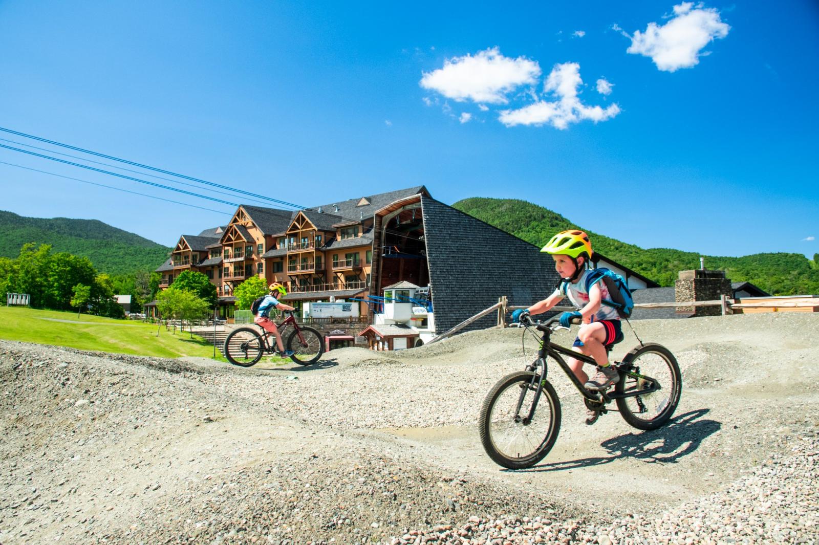 Mountain Biking Pump Track Jay Peak Resort